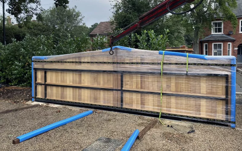 Sliding gates installed and maintained by Gatehouse Security, Haywards Heath, West Sussex