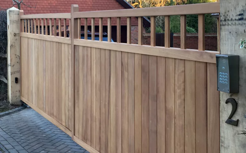 Swing gates underground motor Gatehouse Security, Haywards Heath, West Sussex